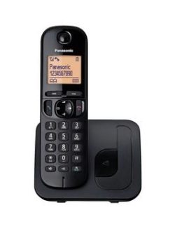 Panasonic Tgc-210Eb Cordless Telephone With Nuisance Call Block - Single